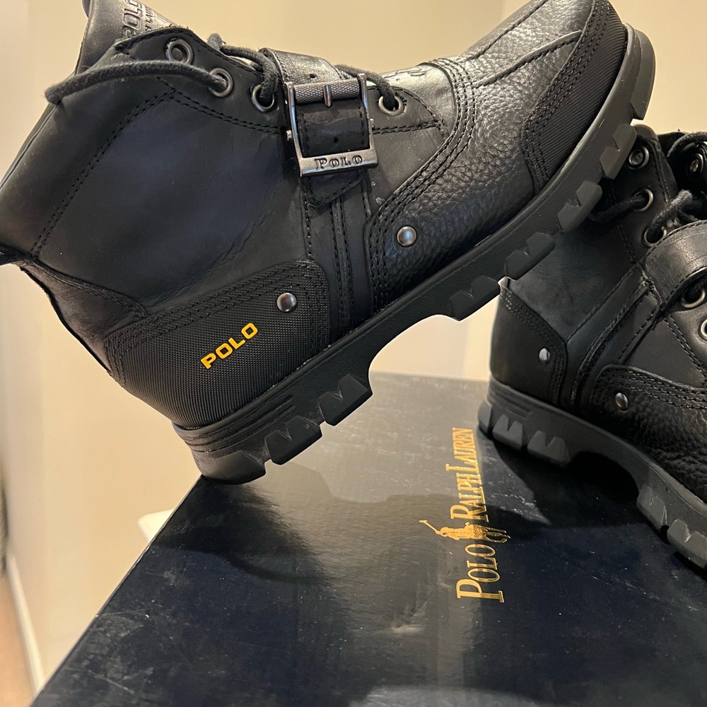 POLO BOOT TYREK / BLK BLK LEATHER
